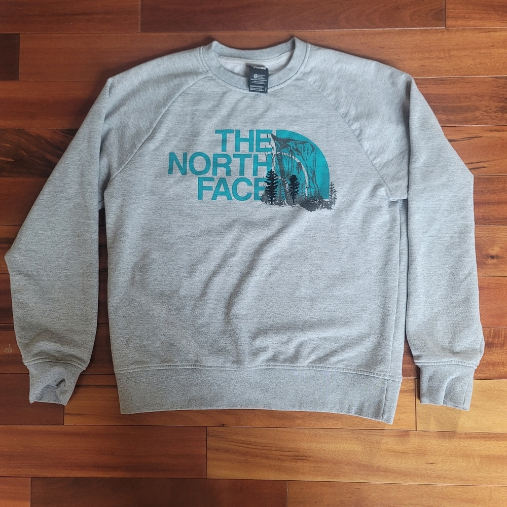NORTHFACE gray sweatshirt